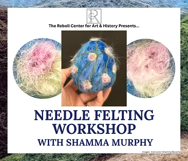 Spring Van Gogh Egg Felting Workshop with Shamma Murphy