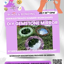 HerWaistBeads: DIY Gemstone Mirror