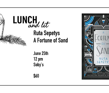 Lunch and Lit with Ruta Sepetys