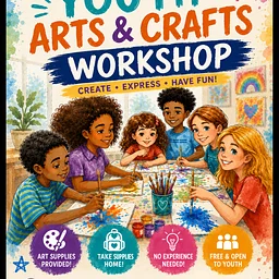 Youth Arts & Crafts Workshop: Presented by M. Curry Designs