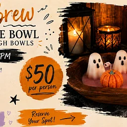 Boo & Brew Ghost Candle Workshop * October 10th