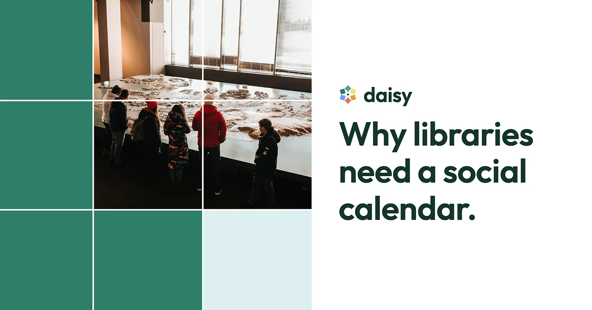 Why libraries need a social calendar.