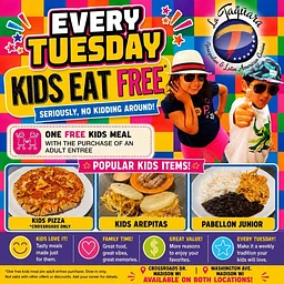 KID'S EAT FREE TUESDAYS!