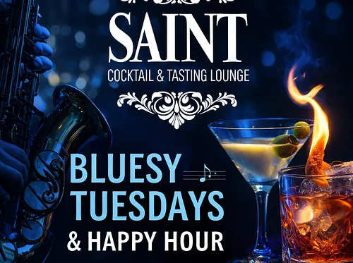 Bluesy Tuesday & Happy Hour