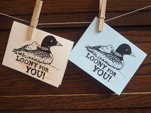 Screen Print Cards: April