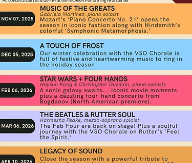 Valley Symphony Orchestra – Masterworks Season