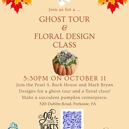 Ghost Tour & Floral Design Class Combo Ticket