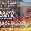 Live Music Lineup: Gracie Yates & Brock Burton