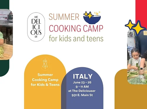 Summer Cooking Camp for Kids and Teens - Italy: June 23–26