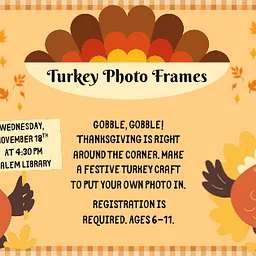 Turkey Time: Turkey Photo Frames