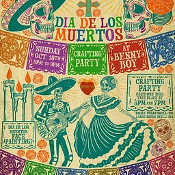 Dia De Los Muertos Crafting Party