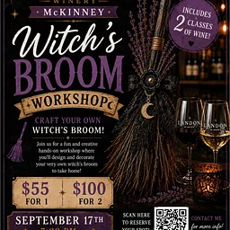 Witch’s Broom Workshop McKinney