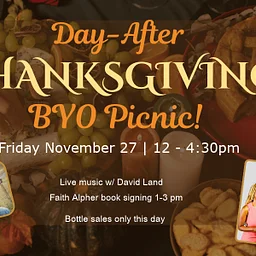 Day After Thanksgiving BYO Picnic: Live Music & Book Signing