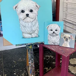 Pet Portrait Painting Class