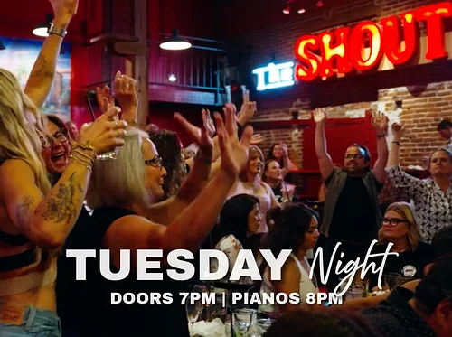 Dueling Pianos San Diego Tuesday Night | Live Music at The Shout! House | Performers: Jeff, Dave, Courtney
