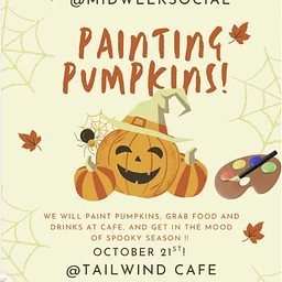 Tailwind Cafe: Painting Pumpkins