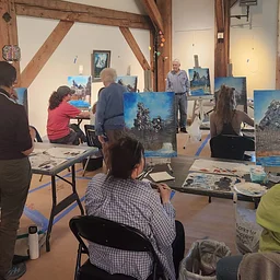 Bob Ross Painting Worshop