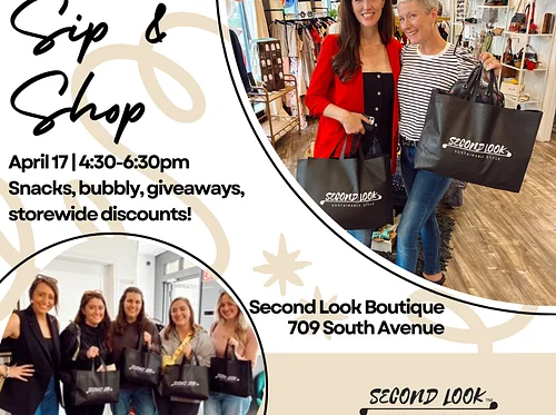Sip and Shop Fun!
