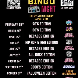 Ticketed Event - Music Bingo: 2000's Edition