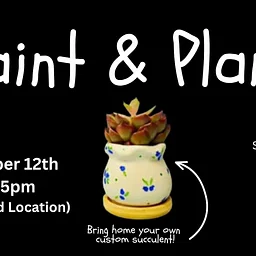 🎨🪴 Paint & Plant at Intermission Beer Co.!