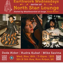 Earthwork Music Collective Ft. Dede Alder, Audra Kubat, and Mike Savina