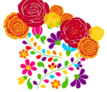 OTT Fiesta: Heart Shaped Fiesta Floral Cake (Bilingual)