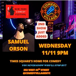 New York Comedy Festival | Samuel Orson November 11th @9pm