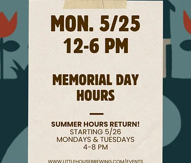 Memorial Day Hours
