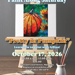 Paint Along Saturday: Pretty in Pumpkin
