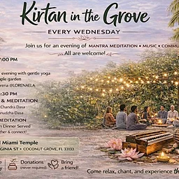 Yoga & Kirtan Community Night in Coconut Grove