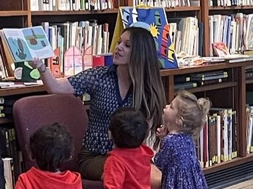 Books & Art: Storytime in the Library