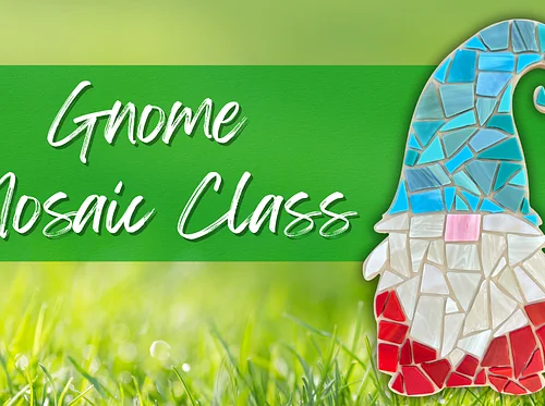 Glass Mosaic – Gnome at The Vineyard at Hershey!