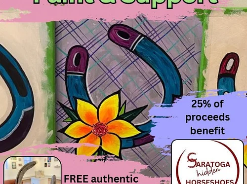 Paint & Support: Saratoga Hidden Horseshoes