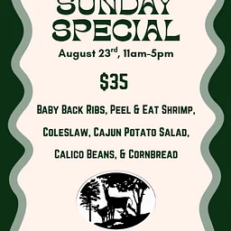 Ribs & Shrimp Sunday Special!