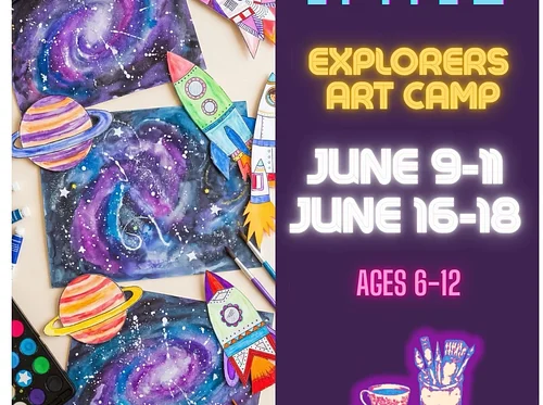 Outer space Explorers Art Camp (ages 6-12)