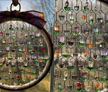 Chicken Wire Suncatcher Craft Night