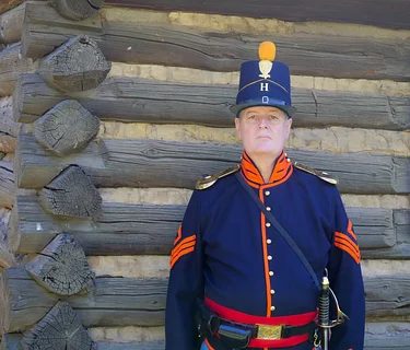 Edward Ball, dragoon sergeant: Living History Presentation