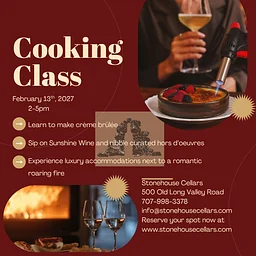 Valentine’s Day Crème Brûlée Cooking Class