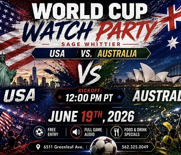 World Cup Watch Party: USA vs. Australia at Sage Whittier
