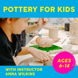 Wednesdays 10/21-11/4, 4-5:30pm, 3 weeks: Pottery for Kids Ages 6-14