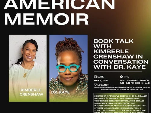 Dr. Kimberlé Crenshaw in conversation with Dr. Kaye: BACKTALKER