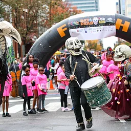 Day of the Dead 5k - Ticketed Event, Free to watch on the sidewalks