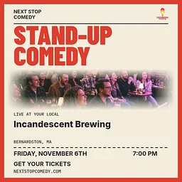 NEXT STOP COMEDY: Ticketed Event