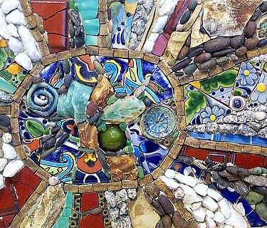 Organic Mosaic Assemblage