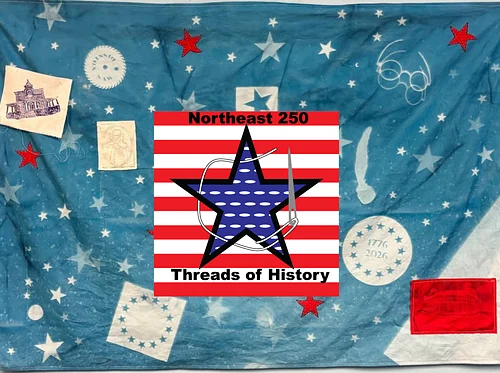 Cyanotype Flag Making for NE250