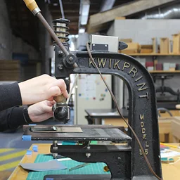 Hot Foil Stamping on Kwikprint Machines
