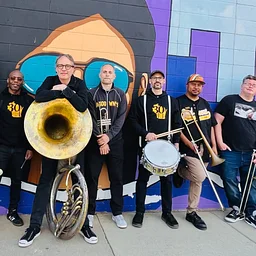 Mama Digdown's Brass Band Brass Jackson Album Release with special guests Yazmin and Beat Zero and comedian Trish Cook