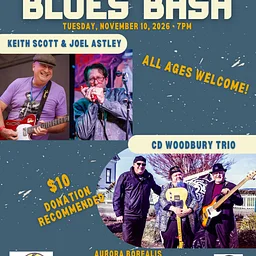 November Blues Bash featuring Keith Scott & Joel Astley + CD Woodbury Trio