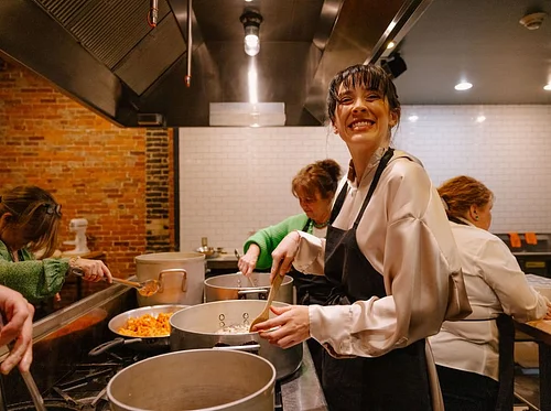 April Showers Bring Aperol Spritzes | Participatory Dinner Party