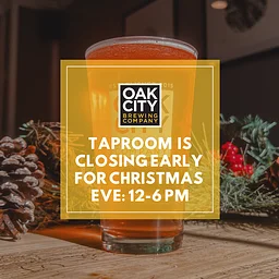 Taproom Closing Early for Christmas Eve